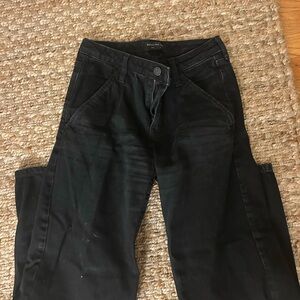 Banana Republic High-Rise Black Trousers